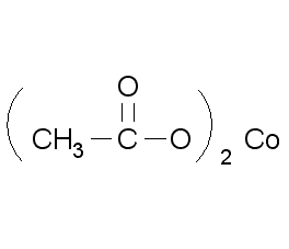 Cobalt acetate structural formula