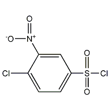 4-chloro-3-nitrobenzenesulfonyl chloride structural formula