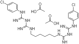 56-95-1;206986-79-0 chlorhexidine acetate