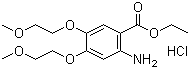 183322-17-0 2-amino-4,5-bis(2-methoxyethoxy)benzoic acid ethyl ester hydrochloride