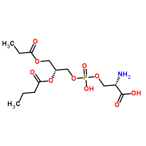 51446-62-9 O-[{[(2R)-2-(butanoyloxy)-3-(propanoyloxy)propyl]oxy}(hydroxy)phosphoryl]-L-serine