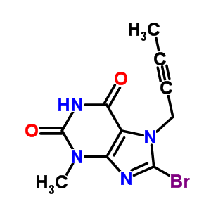666816-98-4 8-bromo-7-but-2-yn-1-yl-3-methyl-3,7-dihydro-1h-purine-2,6-dione