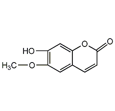 Structural formula of Scopolamine
