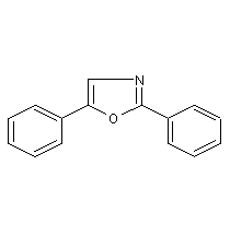 2,5-diphenyloxazole structural formula