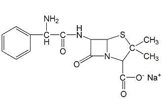 ampicillin sodium structural formula