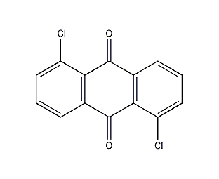 1,5-dichloroanthraquinone structural formula