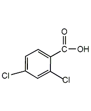 2,3-Dichlorobenzoic acid structural formula