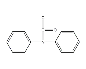 Diphenylcarbamoyl chloride structural formula