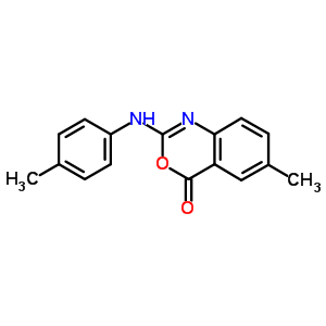 86672-58-4 6-methyl-2-[(4-methylphenyl)amino]-4H-3,1-benzoxazin-4-one