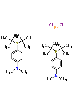 887919-35-9 Dichlorobis[di-tert-butyl(4-dimethylaminophenyl)phosphino]palladium(II)