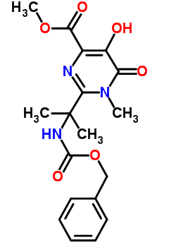 888504-27-6 1,6-dihydro-5-hydroxy-1-methyl-2-[1-methyl-1-[[(phenylmethoxy)carbonyl]amino]ethyl]-6-oxo-4-Pyrimidinecarboxylic acid methyl ester