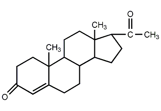 progesterone structural formula