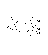 Endrin structural formula