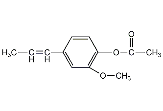 isoeugenyl acetate structural formula