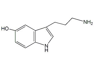 5-hydroxytryptamine structural formula