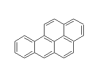 Benzo(a)pyrene structural formula