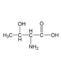 l-threonine structural formula