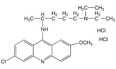 Mipaline dihydrochloride structural formula